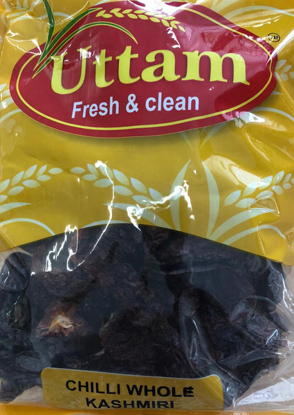 Chilli Whole Kashmiri, Uttam, 100g
