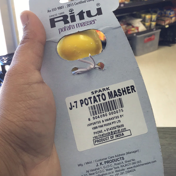 Potato Masher Super Soft Grip Handle