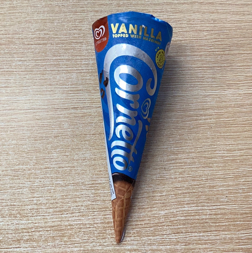 Vanilla Ice Cream Cone, Cornetto 120ml