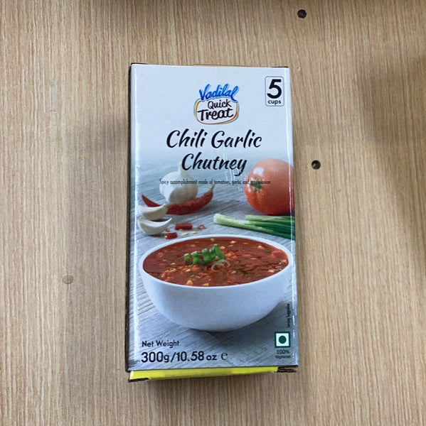 Chili Garlic Chutney, Quick Treat, Vadilal