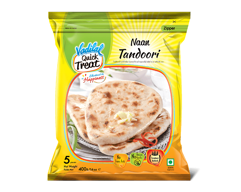 NAAN TANDOORI VADILAL 5 PCS