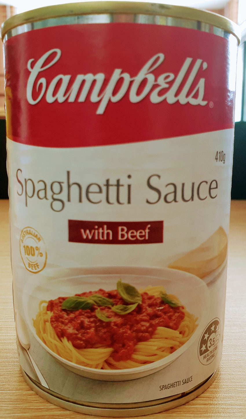 Campbells Spaghetti Sauce With Beef 410 g