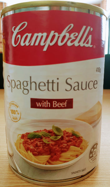 Campbells Spaghetti Sauce With Beef 410 g