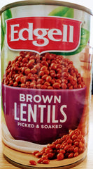 Brown Lentils, Edgell, 400g