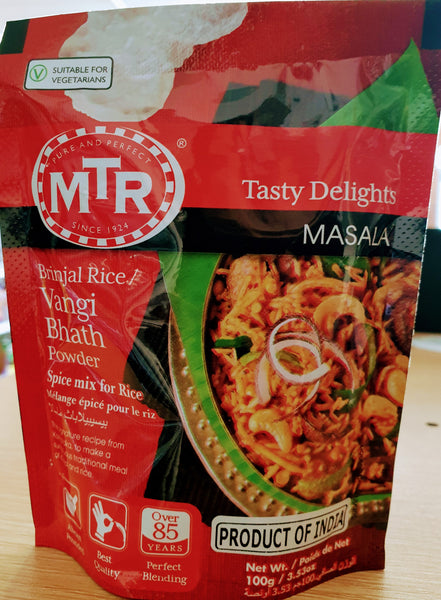 VANGI BHATH MASALA, MTR, 100G