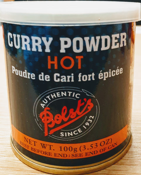 CURRY POWDER HOT, BOLSTS, 100G