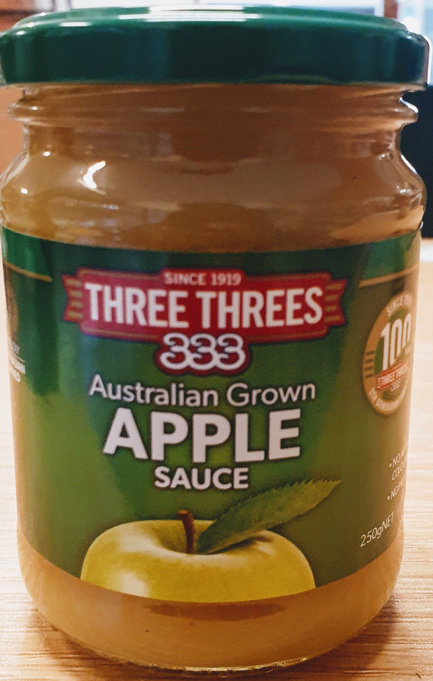 Three Threes Australian Grown Apple Sauce