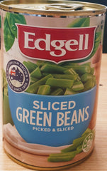 SLICED GREEN BEANS, EDGELL, 410G
