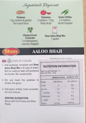 ALOO BHAJI, SHAN, 50G