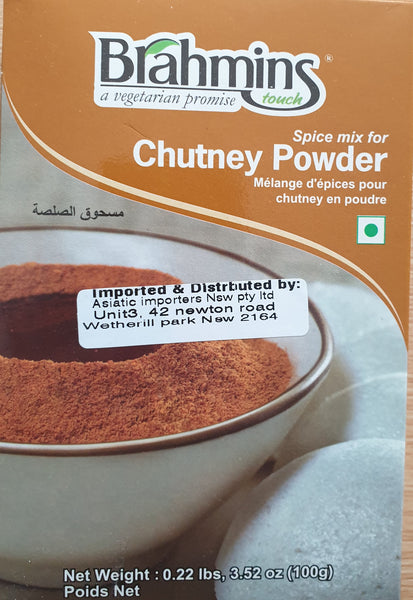 CHUTNEY POWDER, BRAHMINS, 100G