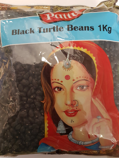 BLACK TURTLE BEANS, PATTU 1KG