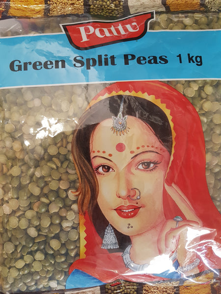 GREEN SPLIT PEAS PATTU 1KG