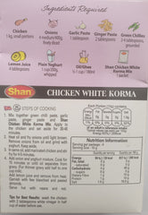 Chicken White Korma, Shan 40g