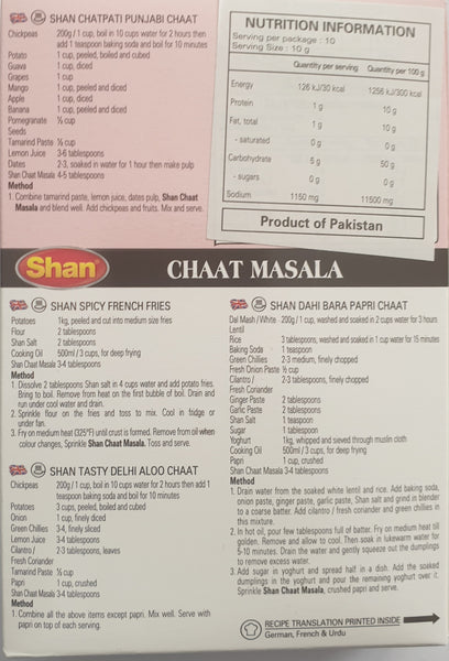 Chaat Masala, Shan 100g