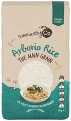 ARBORIO RICE, COMMUNITY CO., 1 KG