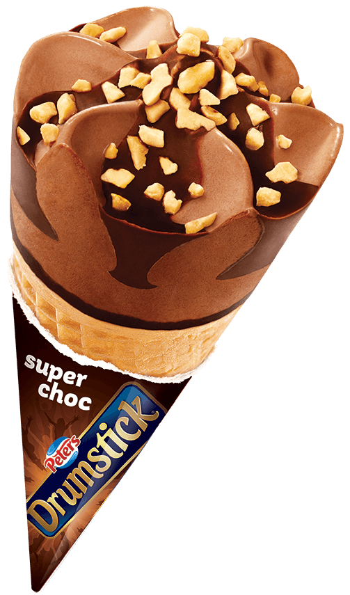 PETERS DRUMSTICK SUPER CHOC ICE CREAM, 81G