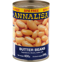 BUTTER BEANS, ANNALISA, 400G