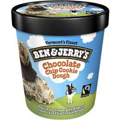CHOCOLATE CHIP COOKIE DOUGH,  BEN & JERRY, 458ML