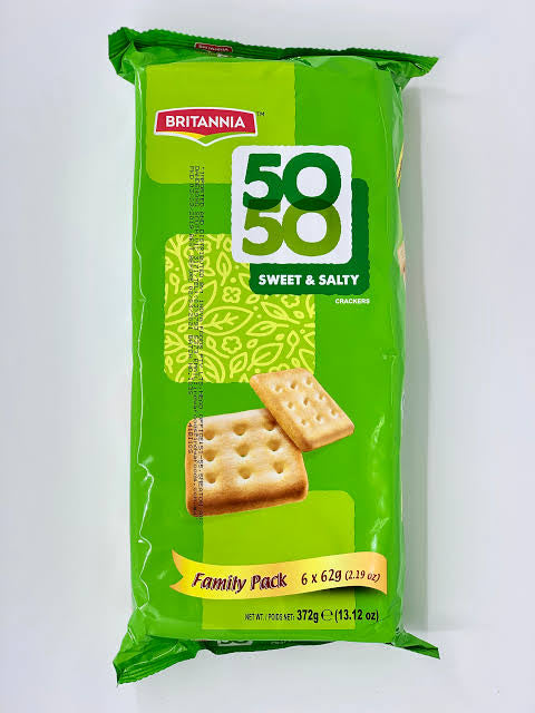 50 50 SWEET & SALTY, BRITANNIA 372g