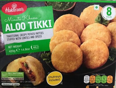 Frozen Aloo Tikki, Haldiram's 420g
