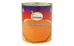 ALPHONSO MANGO PULP 850 GM UTTAM