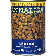 Annalisa Lentils, 400g