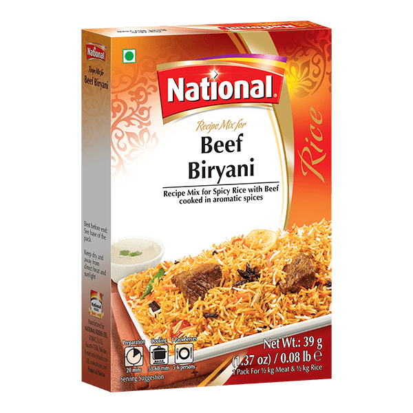 Beef Biryani, National 39g