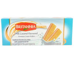 Milk Caramel Wafers, Britannia 175g