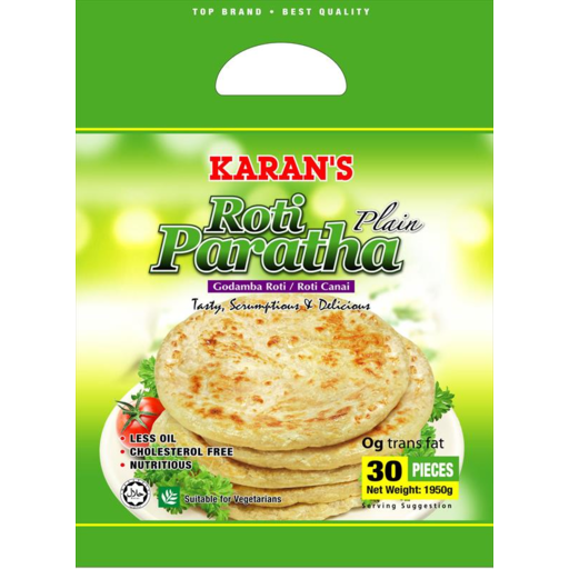 PLAIN ROTI PARATHA, KARAN, 30 PCS