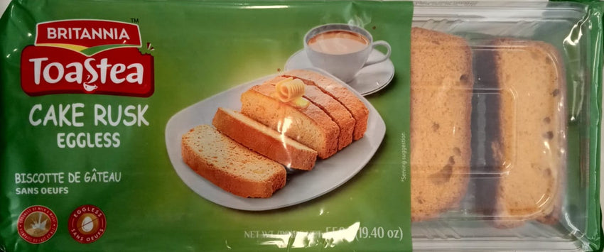 Cake Rusk Eggless, Britannia 550g