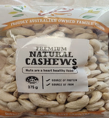 NATURAL CASHEW, JC, 375G