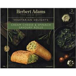 Cheese & Spinach Rolls, Herbert Adams 440g