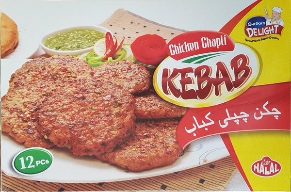 Chicken Chapli Kebab, Sheikh's Delight, 12 Pcs