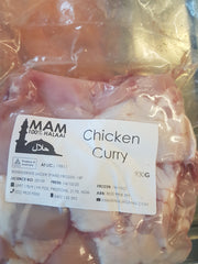 Chicken curry 1kg (Halal), Frozen pack