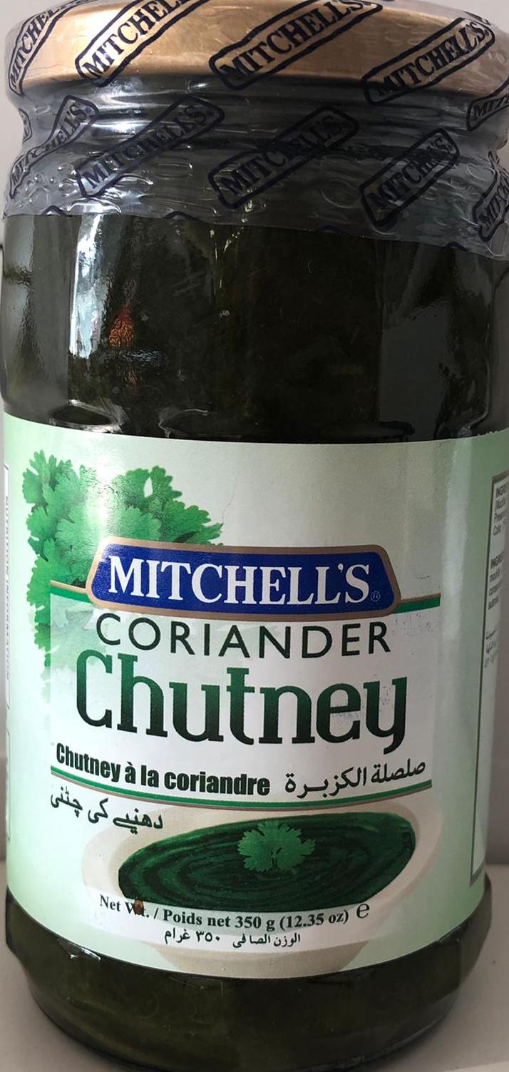 CORIANDER CHUTNEY MITCHELL'S 380G