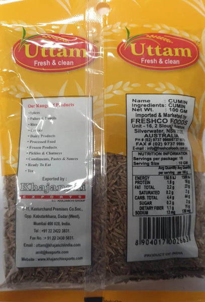 Cumin Seeds Uttam 100g