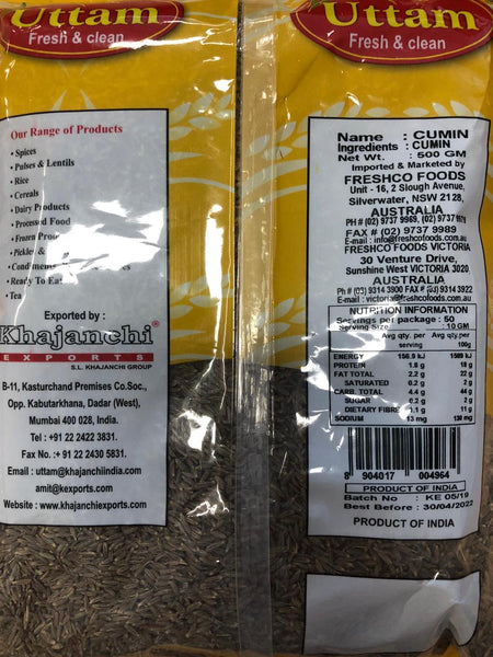 Cumin Seeds Uttam 500g
