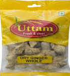 DRY GINGER WHOLE, UTTAM, 100G