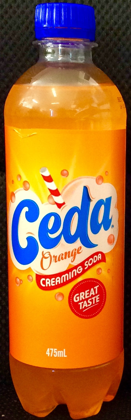 CEDA ORANGE CREAMING SODA, 475 ML