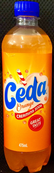 CEDA ORANGE CREAMING SODA, 475 ML