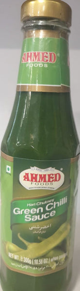 GREEN CHILLI SAUCE AHMED 300G