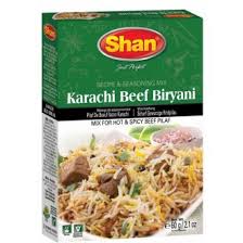 BEEF BIRYANI (KARACHI) MIX, SHAN, 60G