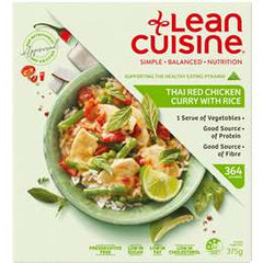 Thai Red chicken curry w/rice, 375g, Lean Cuisine