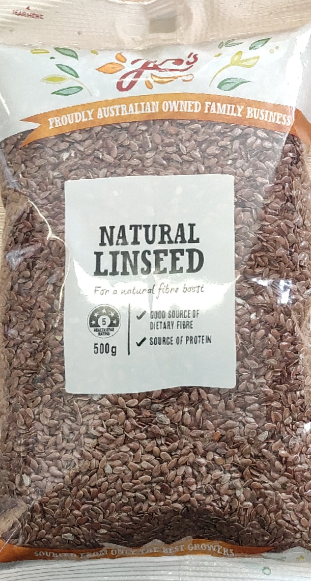 NATURAL LINSEED, JC, 500G