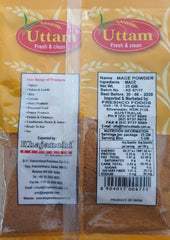 MACE POWDER ( JAVITRI), UTTAM, 25G