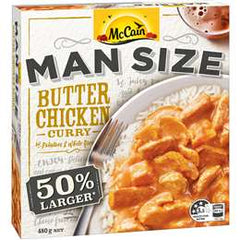 Butter Chicken curry w/rice, 450g, McCain