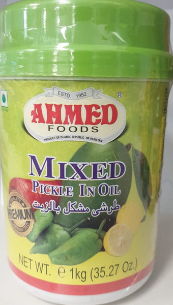 MIXED PICKLE IN OIL AHMED 1KG