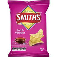 SMITHS SALT & VINEGAR 170G