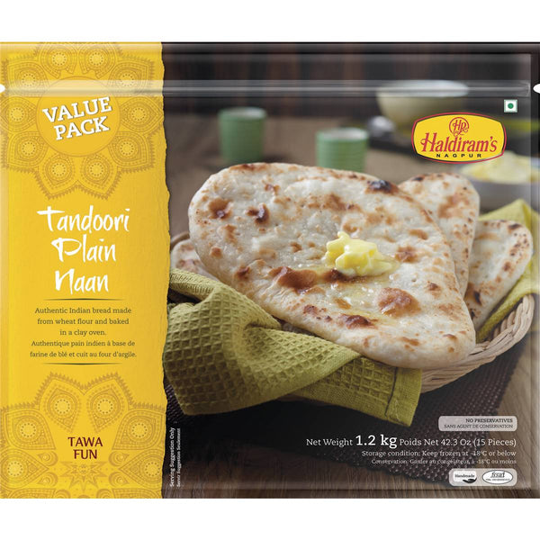 TANDOORI NAAN, HALDIRAM, 16 PCS (1.2KG)