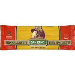 THIN SPAGHETTI, SAN REMO, 500 G